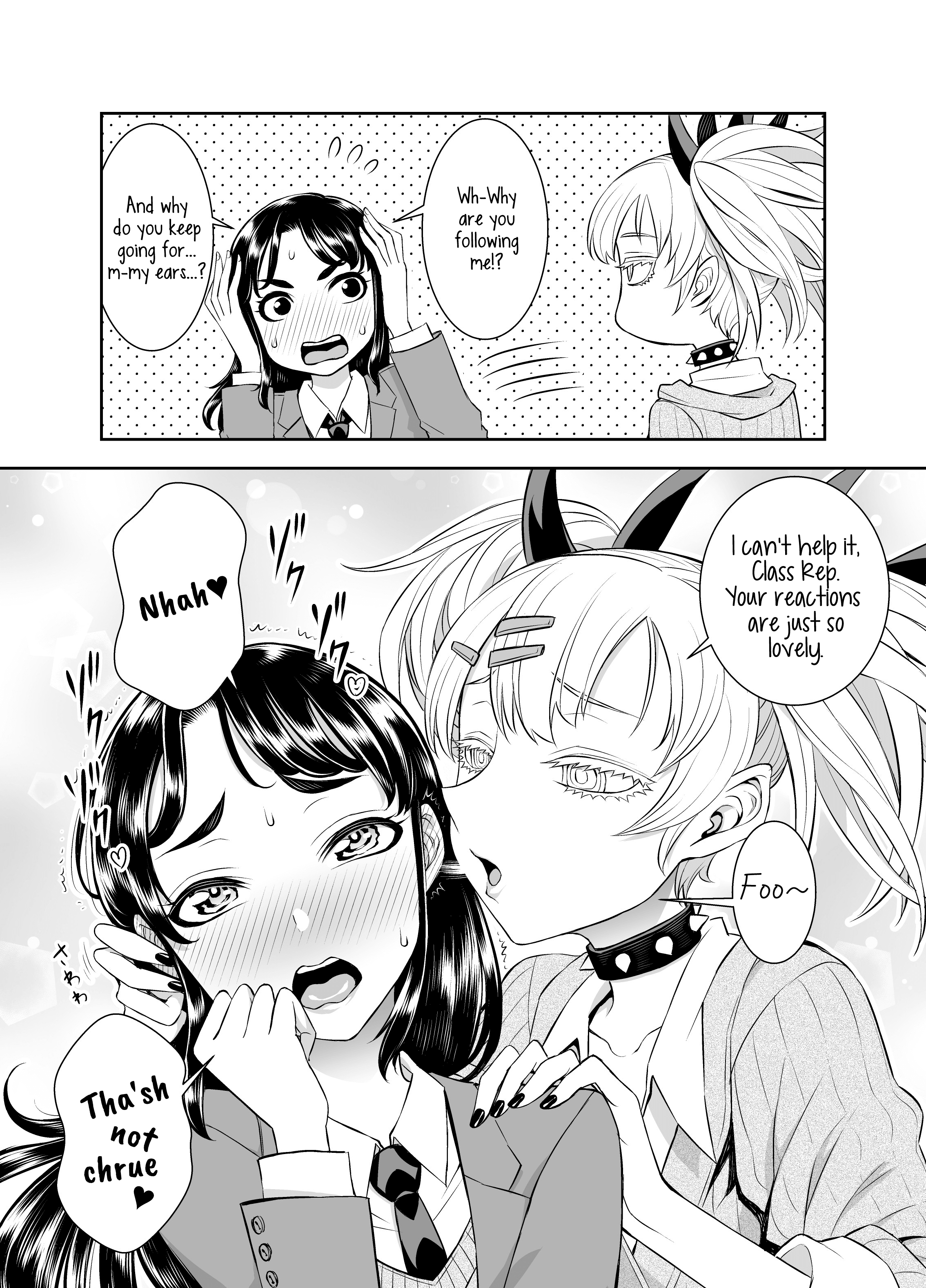 The Class Rep With Weak Ears And The Punk Gyaru-Chan Who Attacks Ears Chapter 4 #1