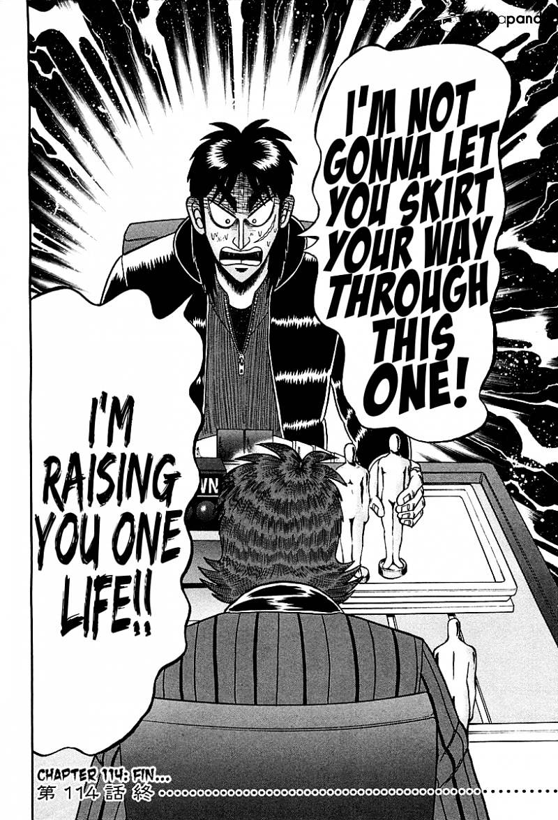 Tobaku Datenroku Kaiji: Kazuyahen Chapter 114 #21