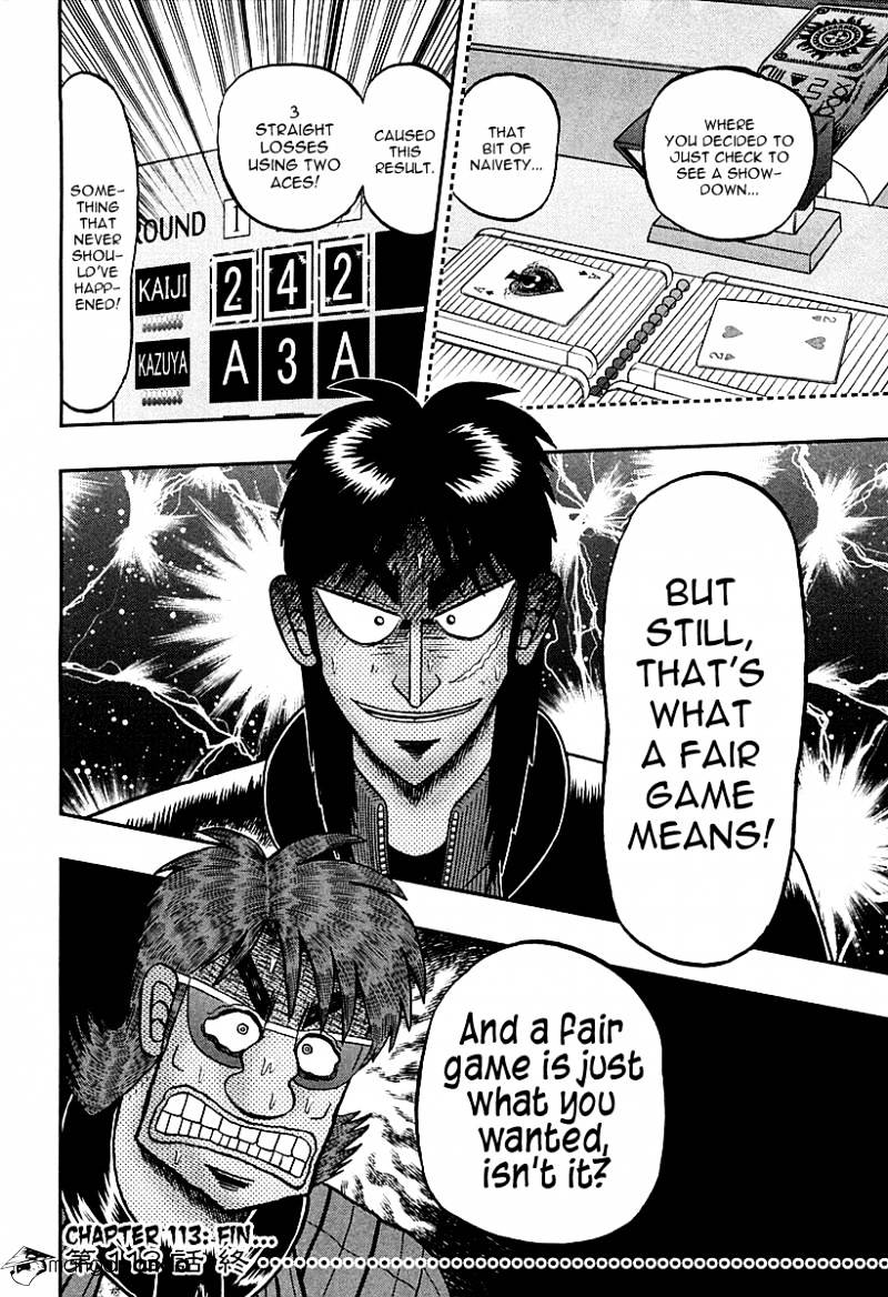 Tobaku Datenroku Kaiji: Kazuyahen Chapter 113 #20