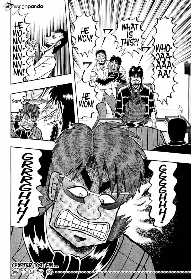 Tobaku Datenroku Kaiji: Kazuyahen Chapter 109 #22