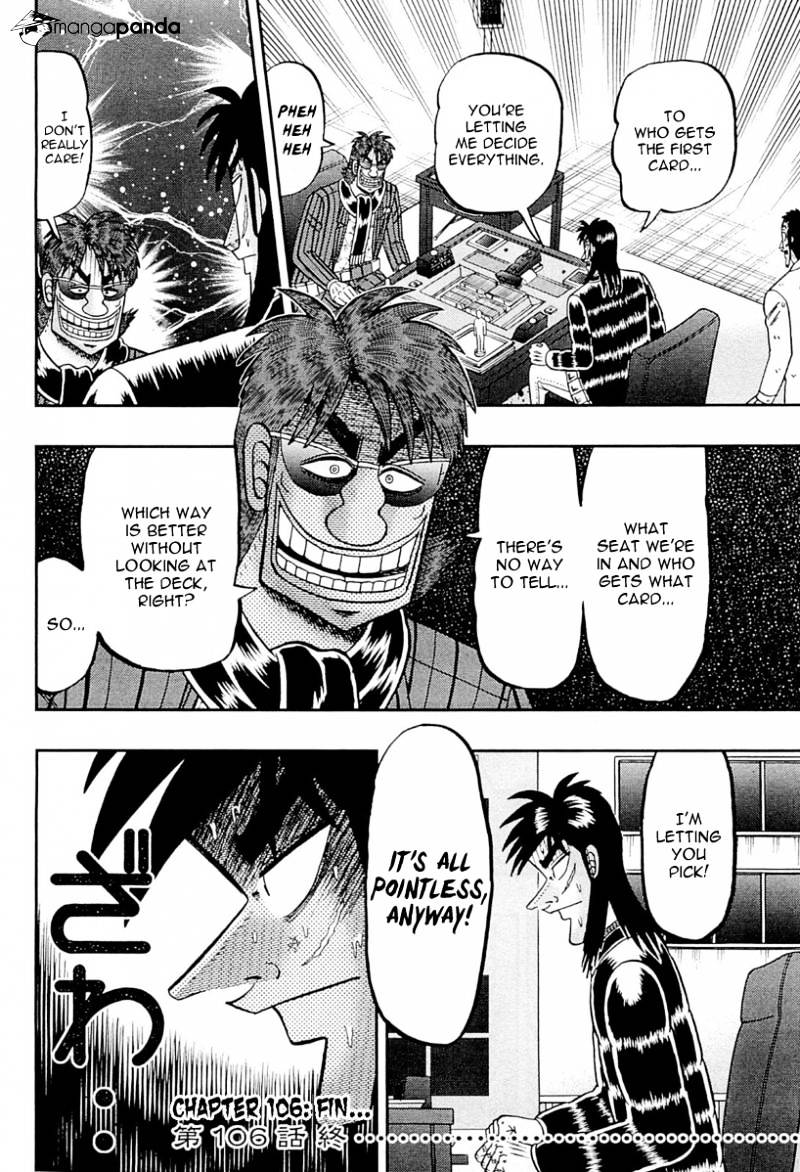 Tobaku Datenroku Kaiji: Kazuyahen Chapter 106 #21