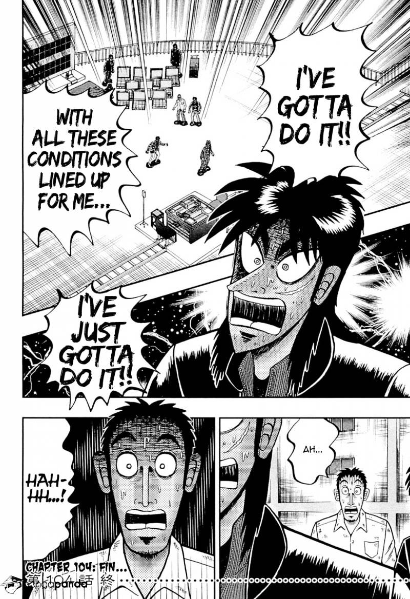 Tobaku Datenroku Kaiji: Kazuyahen Chapter 104 #22