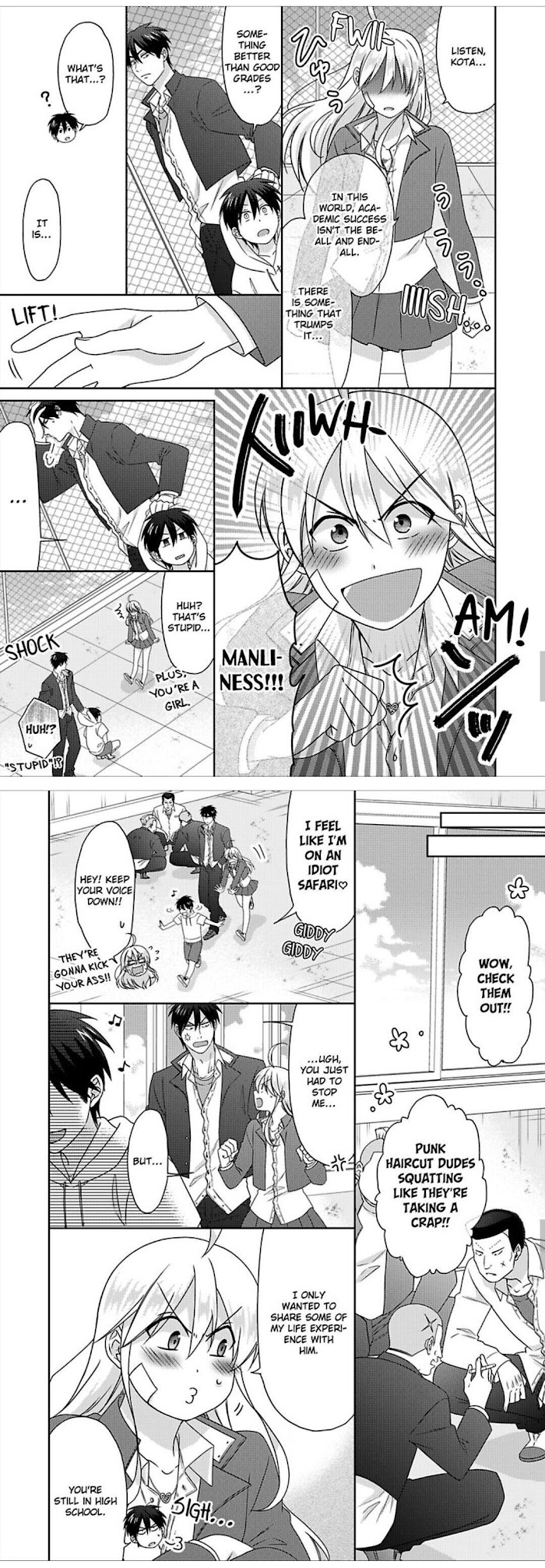 Nyotaika Yankee Gakuen ☆ Ore No Hajimete, Nerawaretemasu. Chapter 46 #4