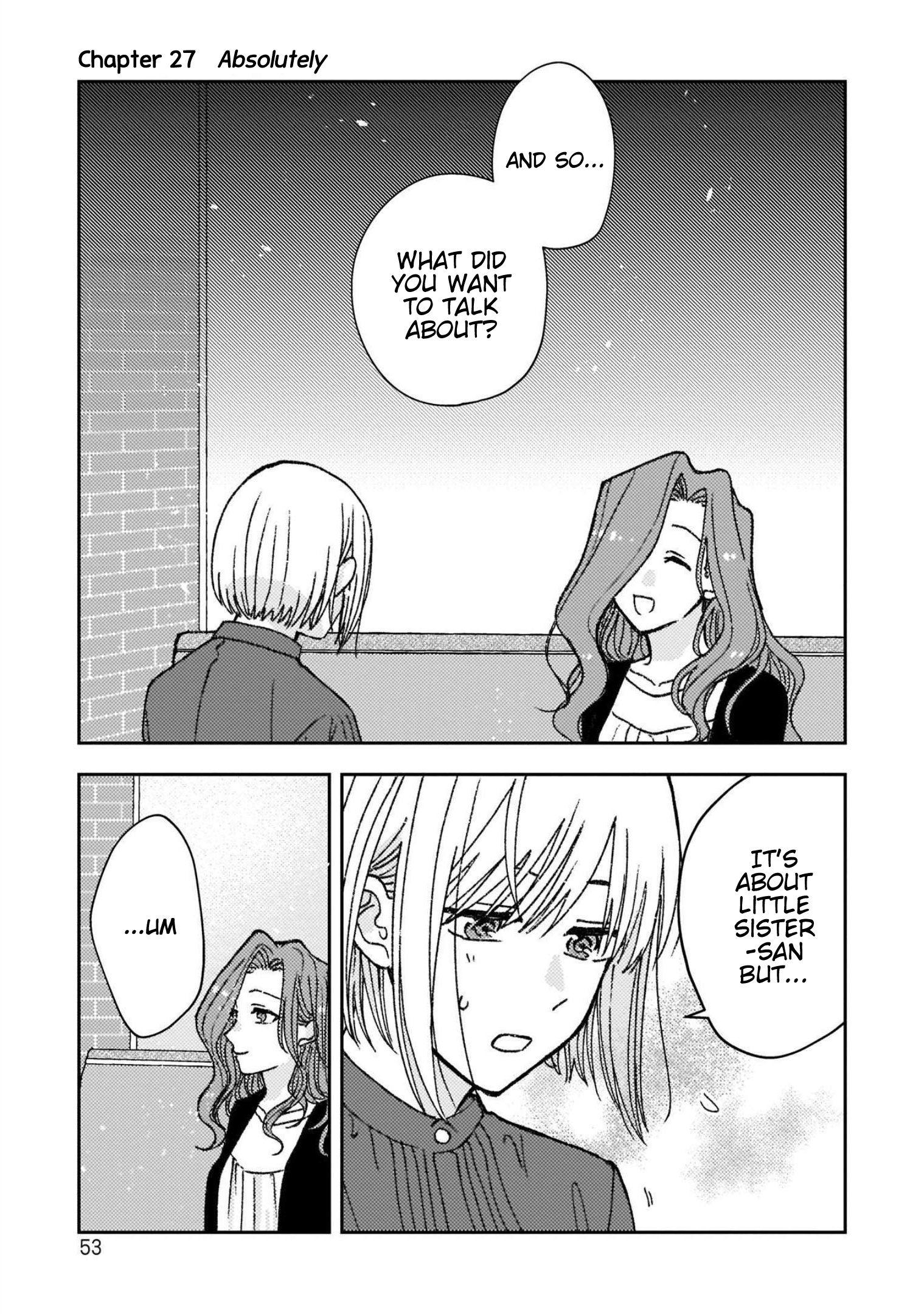 With Her Who Likes My Sister Chapter 27 #1