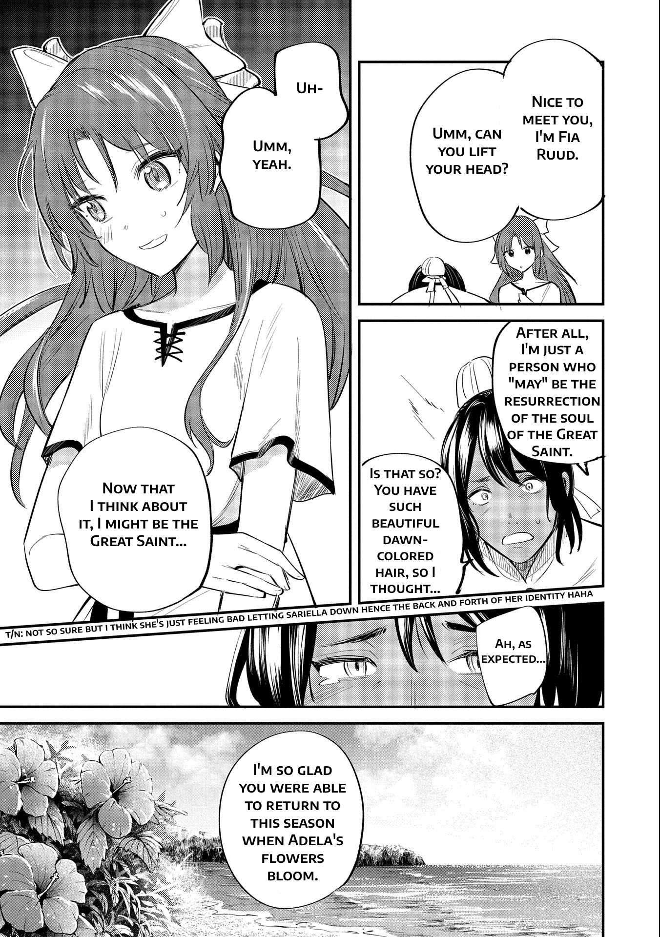 The Reincarnated Great Saint Hides That She's A Saint Chapter 30 #19