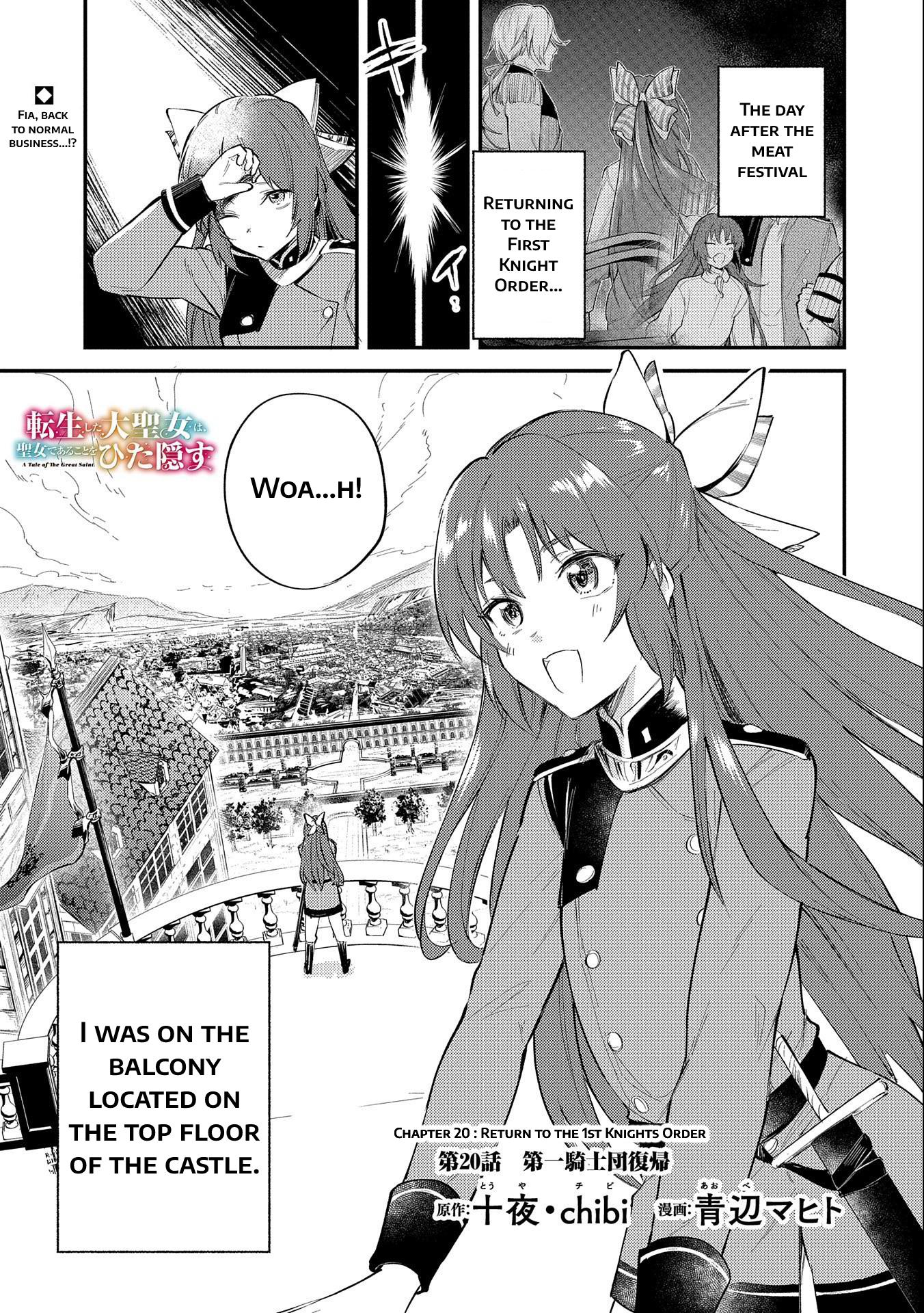 The Reincarnated Great Saint Hides That She's A Saint Chapter 20 #3