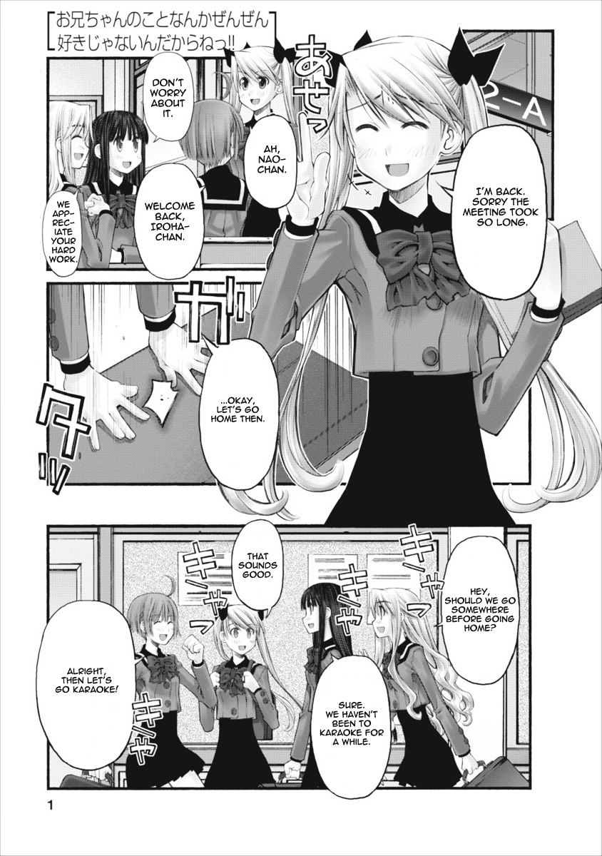 Oniichan No Koto Nanka Zenzen Suki Ja Nai N Da Kara Ne Chapter 61 #1