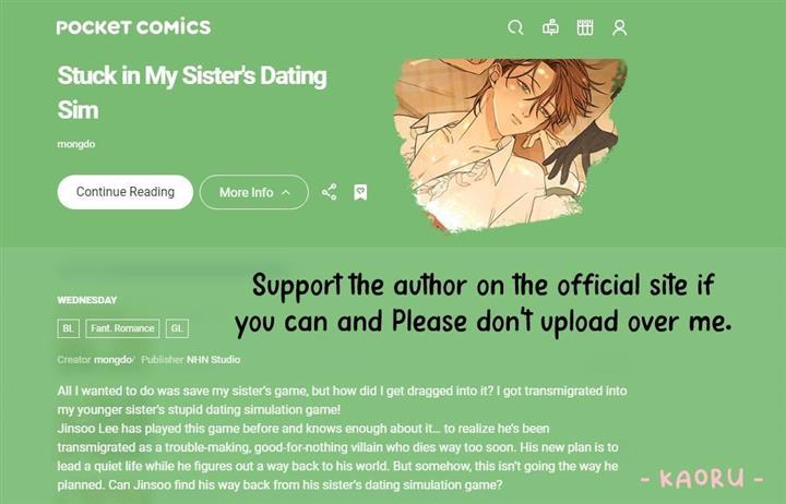 Stuck In My Sister's Dating Sim Chapter 32 #22