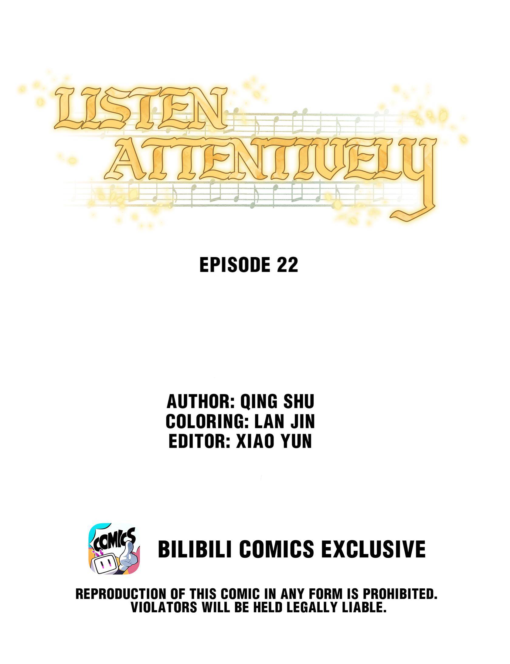 Listen Attentively Chapter 23 #2