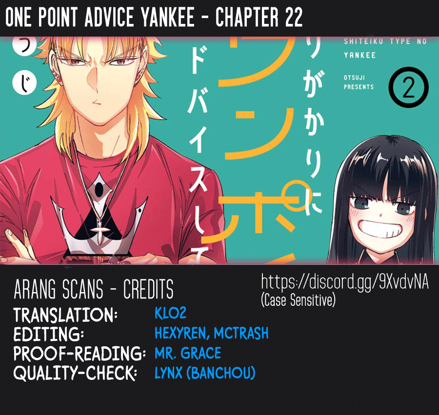 Toorigakari Ni One Point Advice Shiteiku Type No Yankee Chapter 22 #1