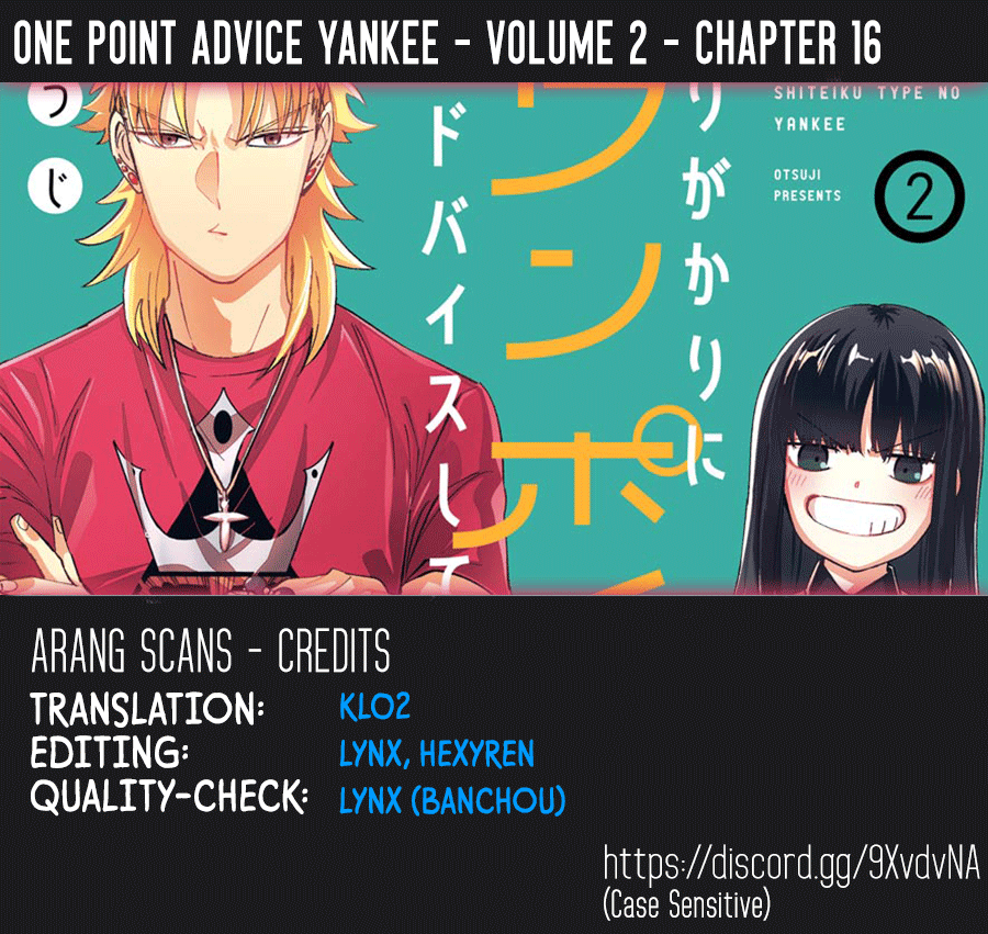 Toorigakari Ni One Point Advice Shiteiku Type No Yankee Chapter 16 #1