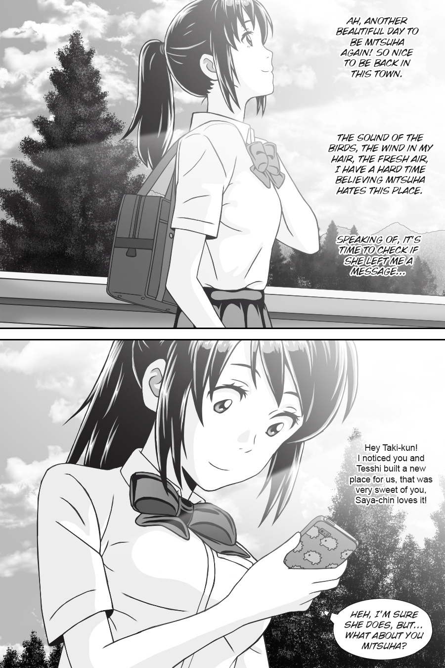 Kimi No Na Wa - Thoughts & Dreams (Doujinshi) Chapter 9 #6