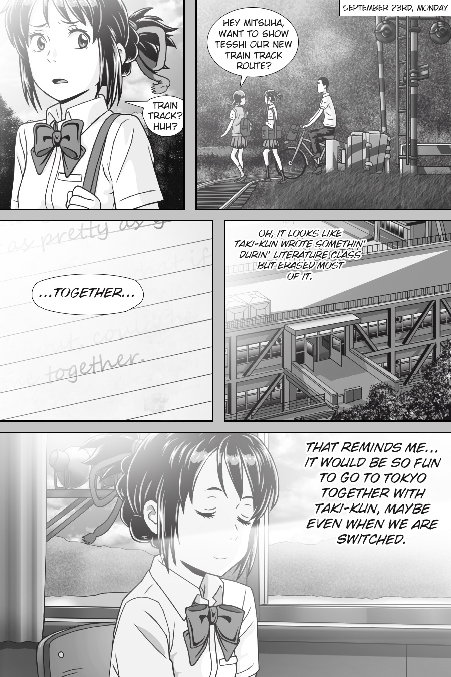 Kimi No Na Wa - Thoughts & Dreams (Doujinshi) Chapter 8 #45