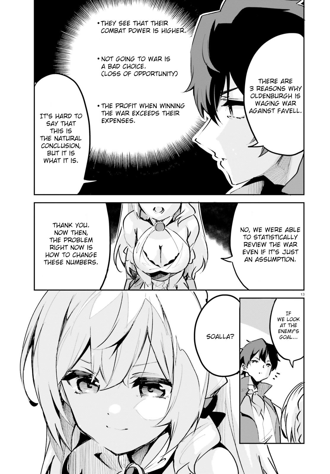 Suuji De Sukuu! Jyakushou Kokka Chapter 4.1 #13