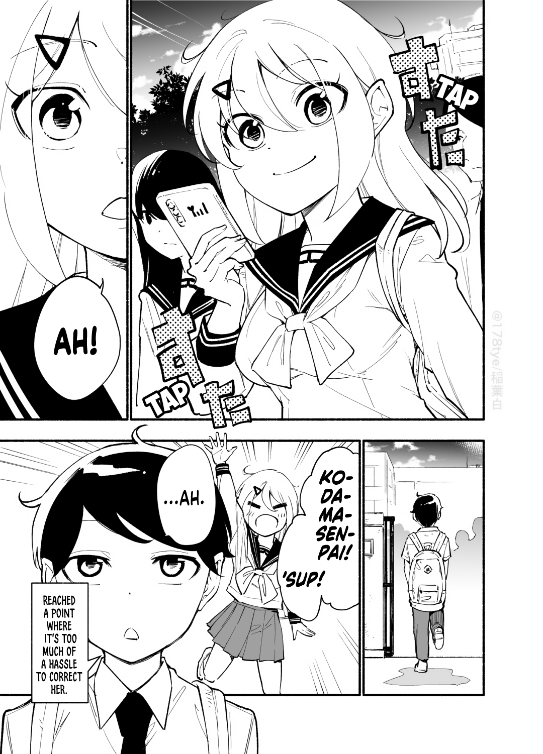 Until The Tall Kouhai (♀) And The Short Senpai (♂) Relationship Develops Into Romance Chapter 22 #1