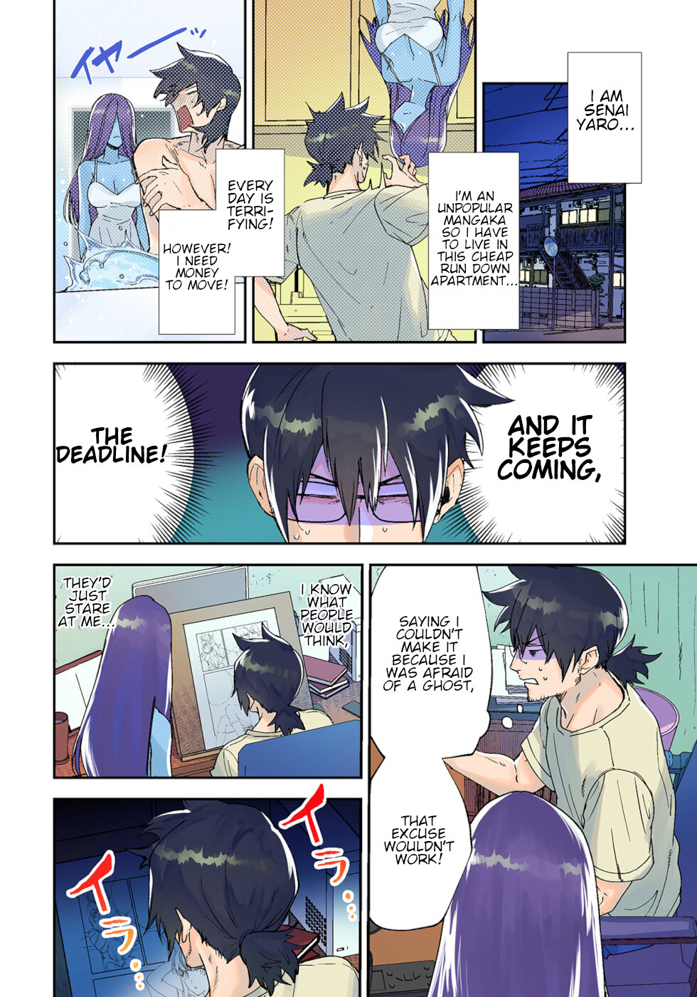 The Unpopular Mangaka And The Helpful Ghost Chapter 1 #2