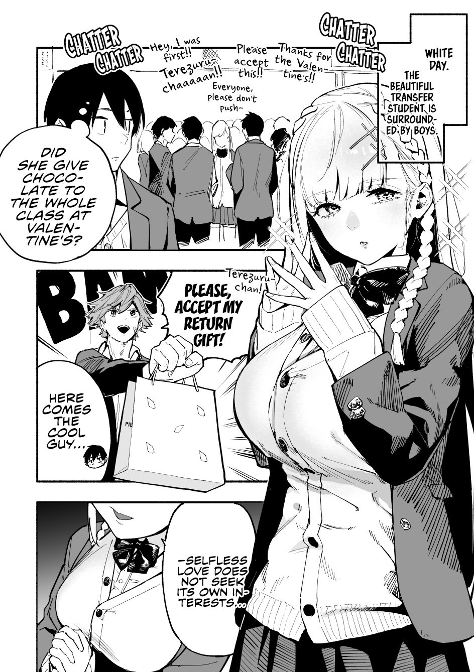 The Angelic Yet Devilish Transfer Student With Big Tits Chapter 6 #1