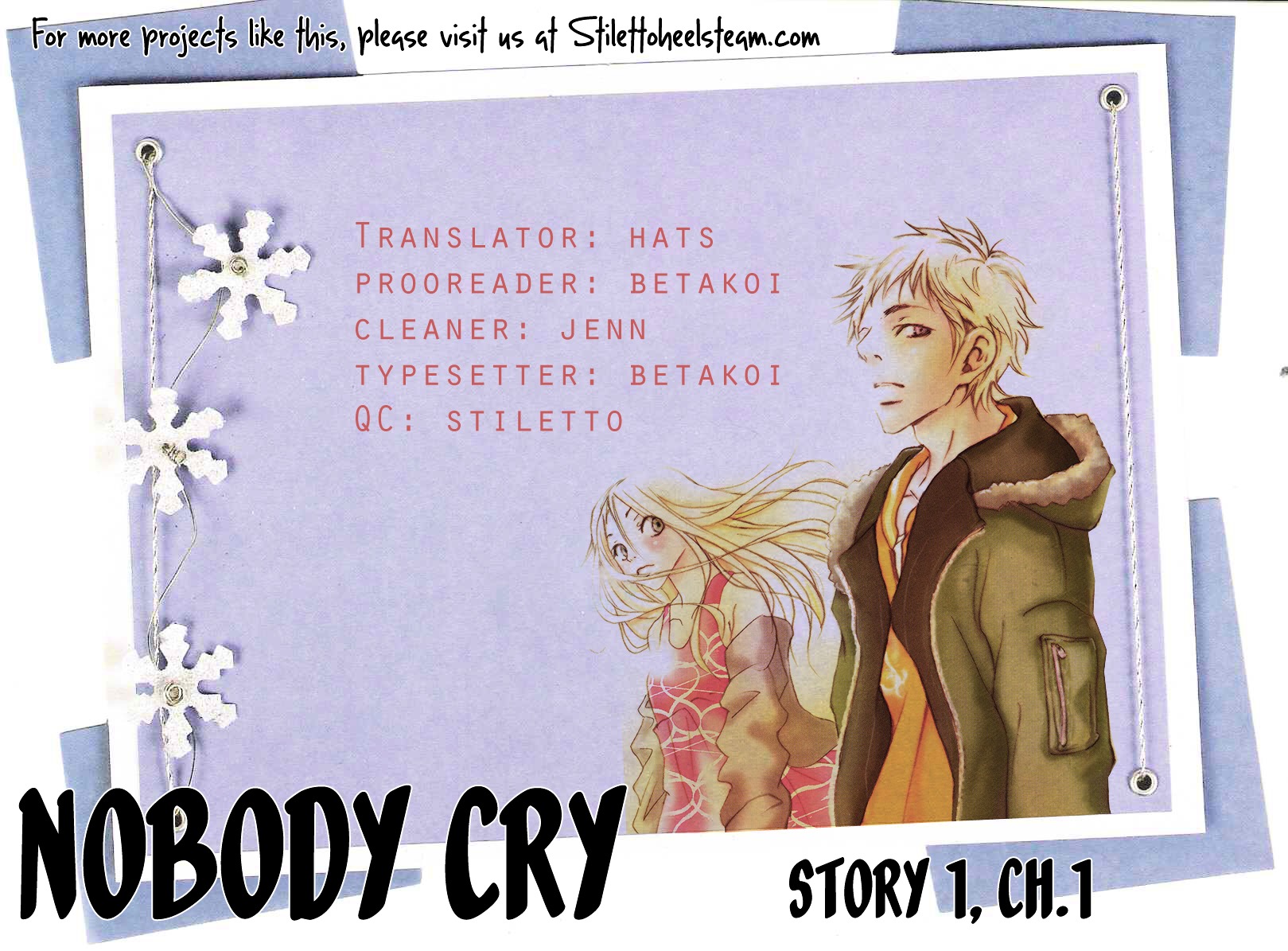 Nobody Cry Chapter 1 #1