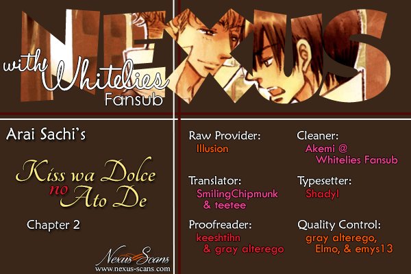 Kiss Wa Dolce No Ato De Chapter 2 #1