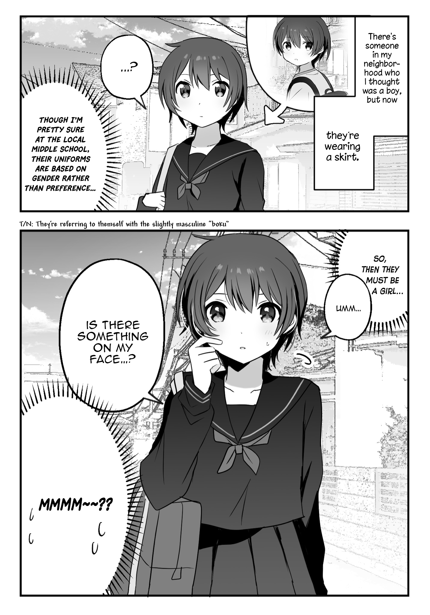 Androgynous-Chan And The Onee-San Chapter 2 #1