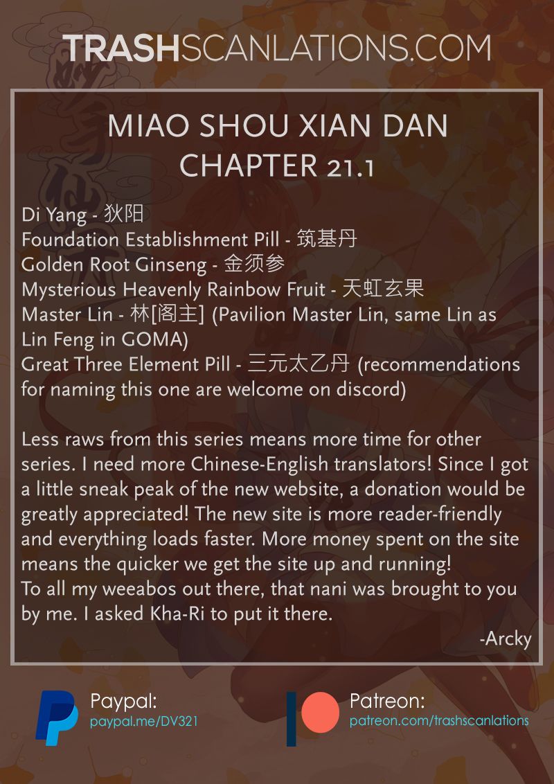 Miao Shou Xian Dan Chapter 21.1 #13