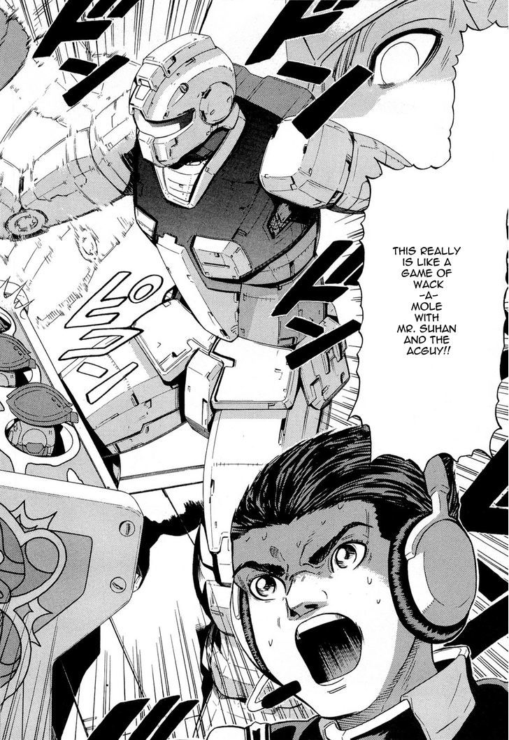 Kidou Senshi Gundam Aggai - Hokubei Oudan 2250 Mile Chapter 6 #14