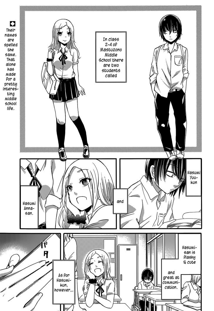 Hasumi-Kun To Hasumi-San Chapter 0 #3