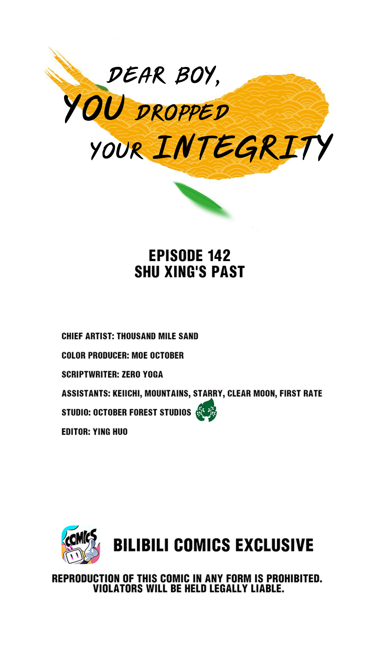 Dear Boy, You Dropped Your Integrity Chapter 160 #1