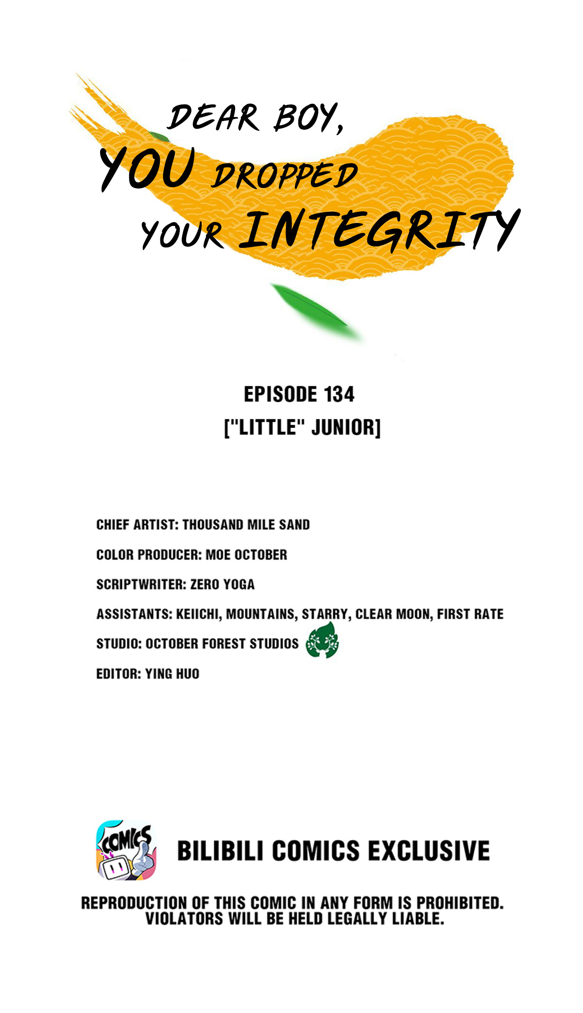 Dear Boy, You Dropped Your Integrity Chapter 152 #1