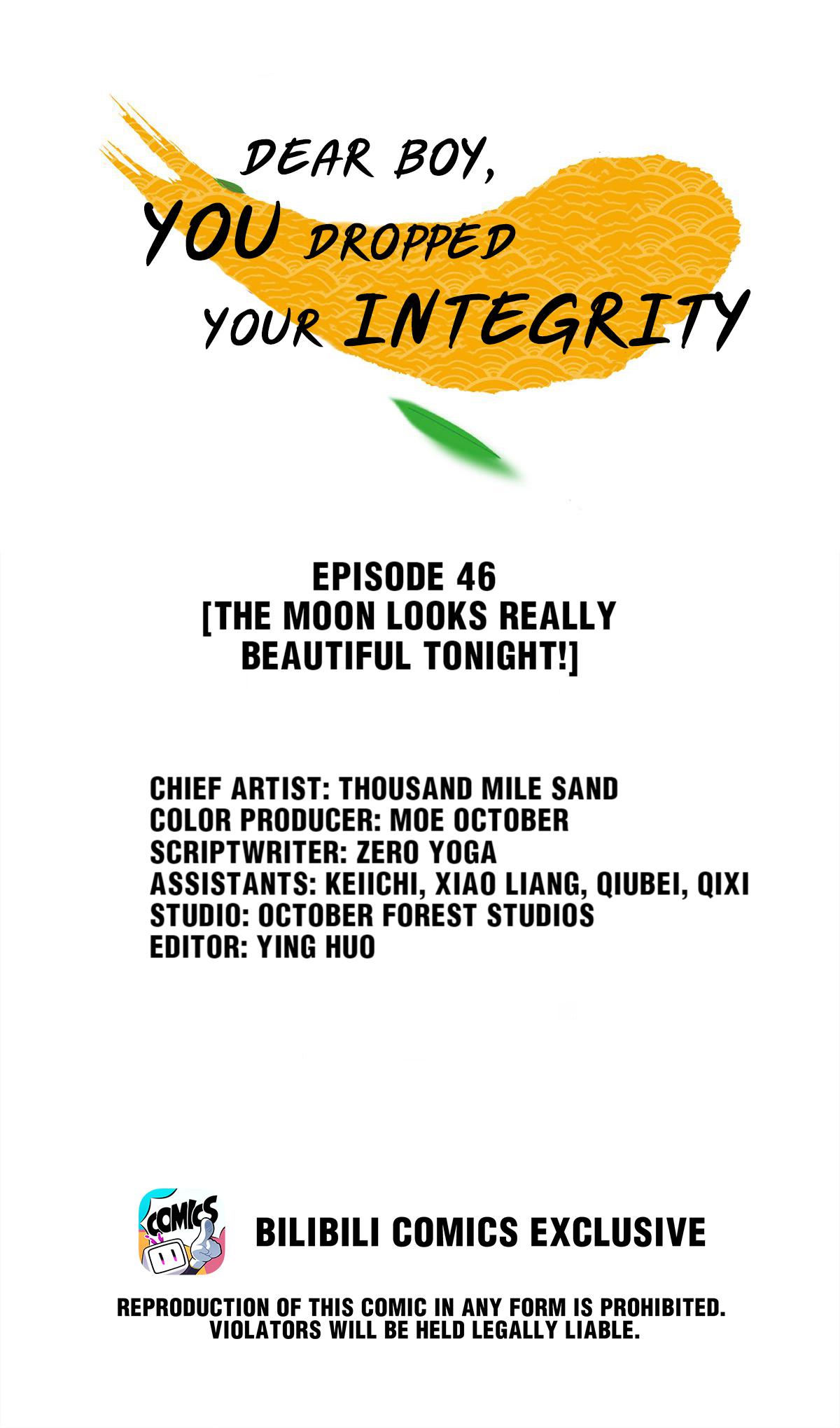 Dear Boy, You Dropped Your Integrity Chapter 49 #1