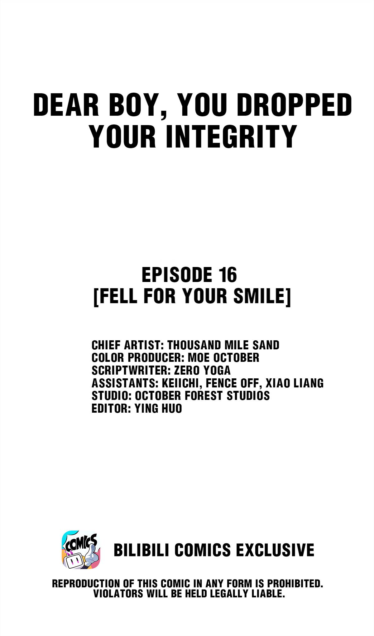 Dear Boy, You Dropped Your Integrity Chapter 16 #2