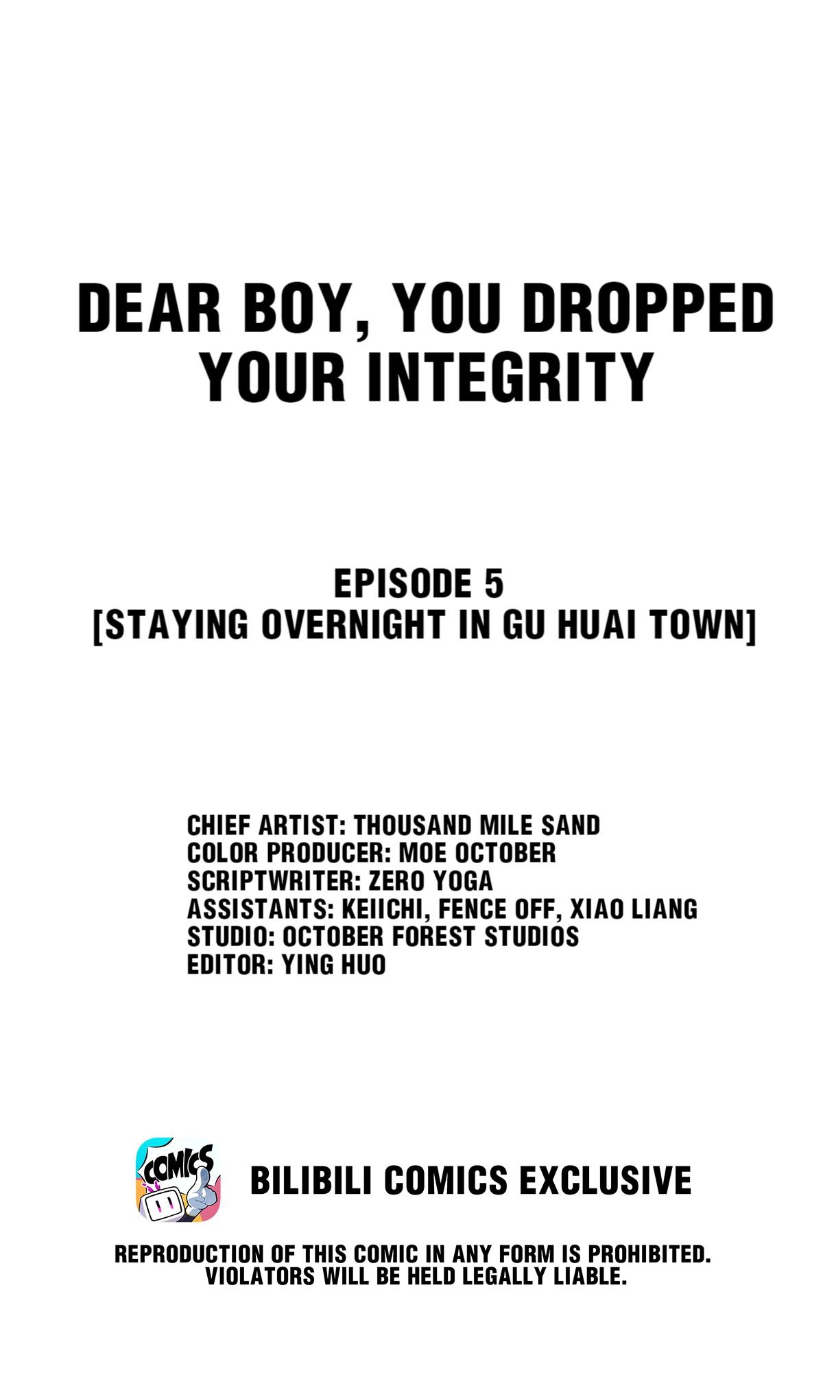 Dear Boy, You Dropped Your Integrity Chapter 5 #1