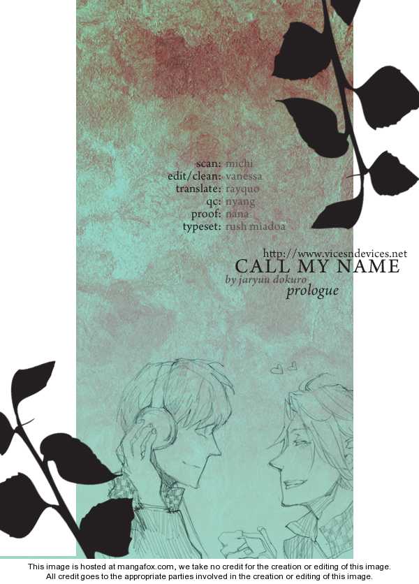 Call My Name (Jaryuu Dokuro) Chapter 1 #1