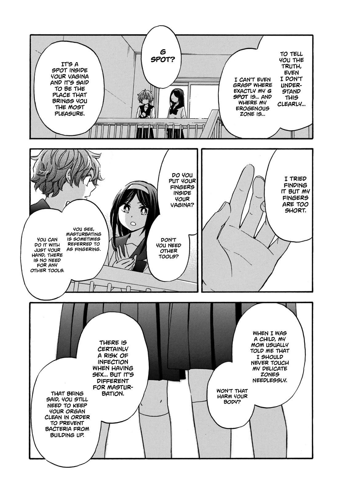 Hanazono And Kazoe's Bizzare After School Rendezvous Chapter 24 #9