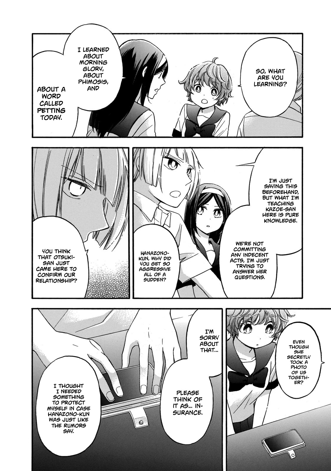 Hanazono And Kazoe's Bizzare After School Rendezvous Chapter 20 #8