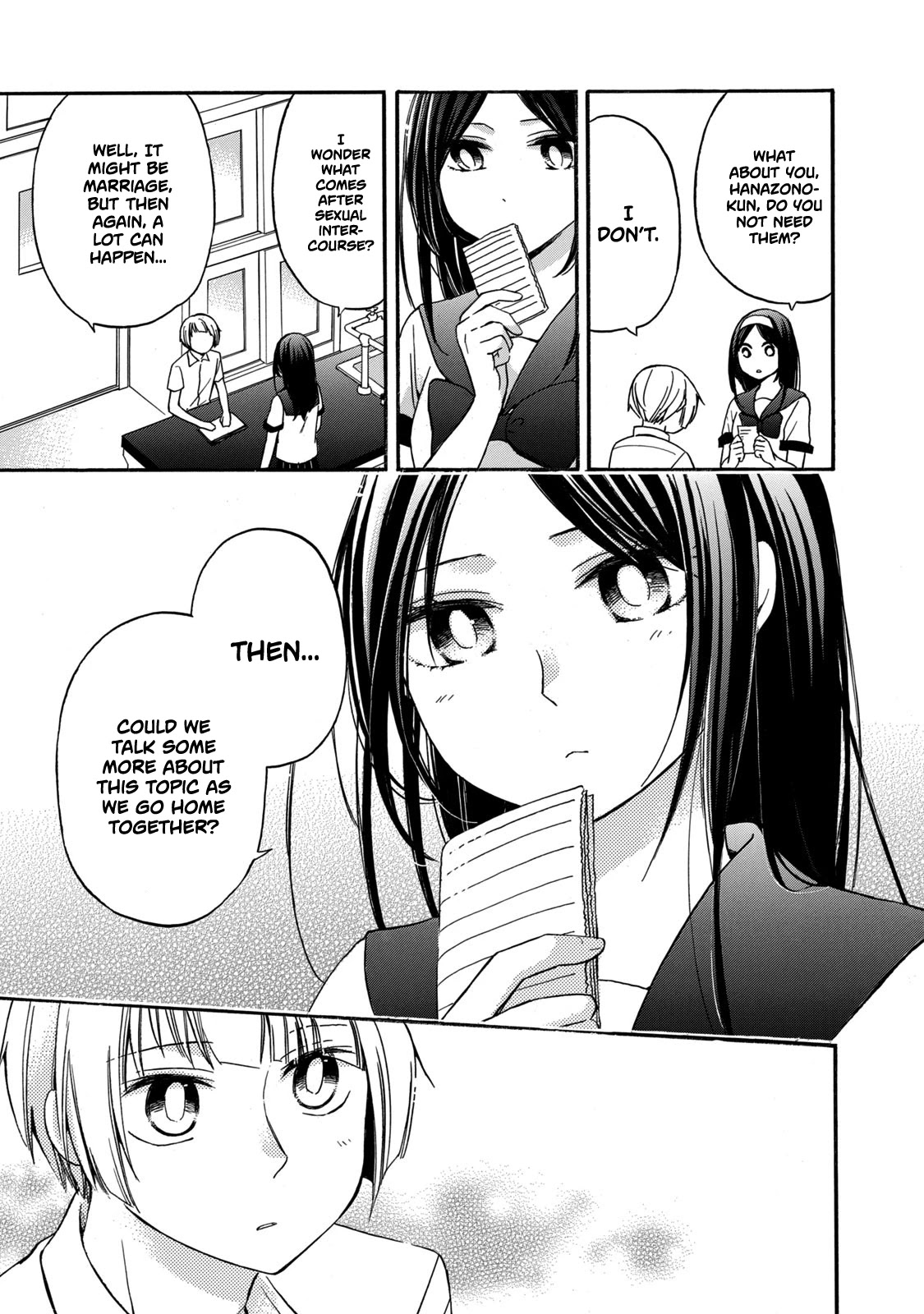 Hanazono And Kazoe's Bizzare After School Rendezvous Chapter 19 #13