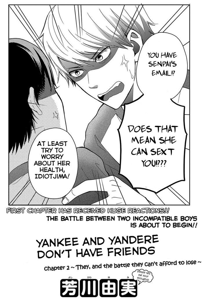 Yankee To Yandere No Karera Ni Wa Tomodachi Ga Inai Chapter 2 #4