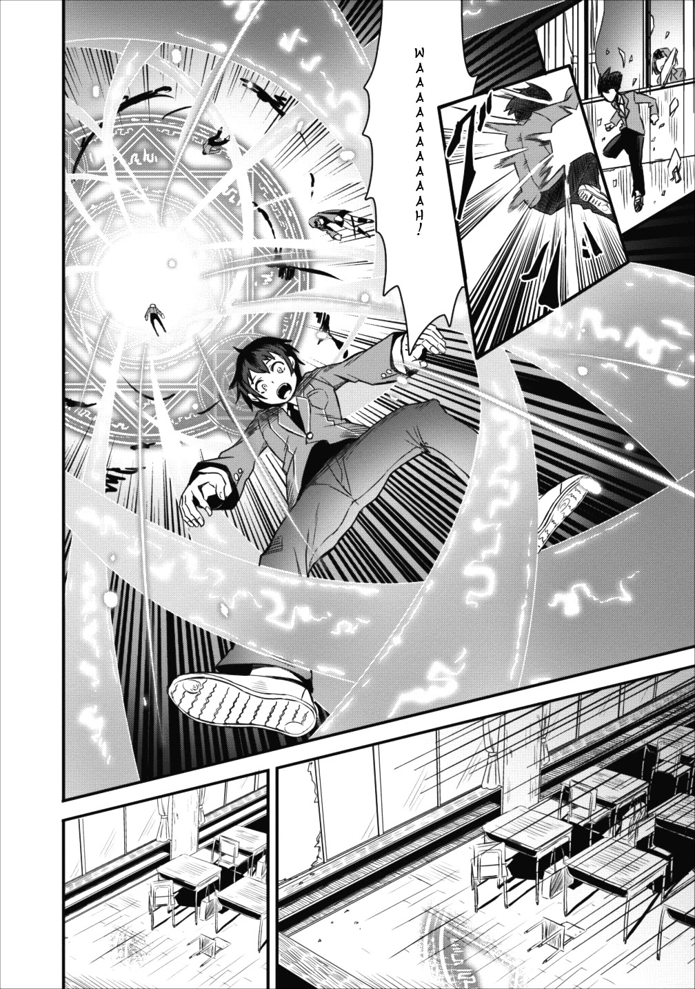 Class-Goto Shuudan Teni Shimashita Ga, Ichiban Tsuyoi Ore Wa Saijaku No Shounin Ni Gisouchuu Chapter 1 #14