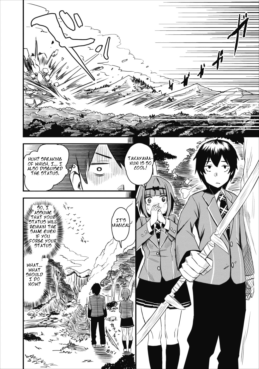 Class-Goto Shuudan Teni Shimashita Ga, Ichiban Tsuyoi Ore Wa Saijaku No Shounin Ni Gisouchuu Chapter 1 #26