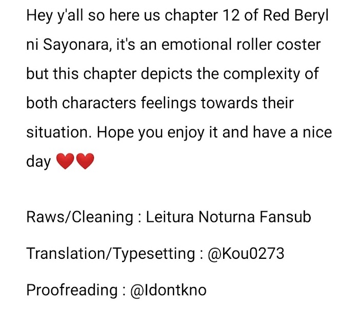 Red Beryl Ni Sayonara Chapter 12 #2