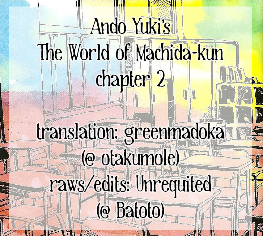 Machida-Kun No Sekai Chapter 2 #1