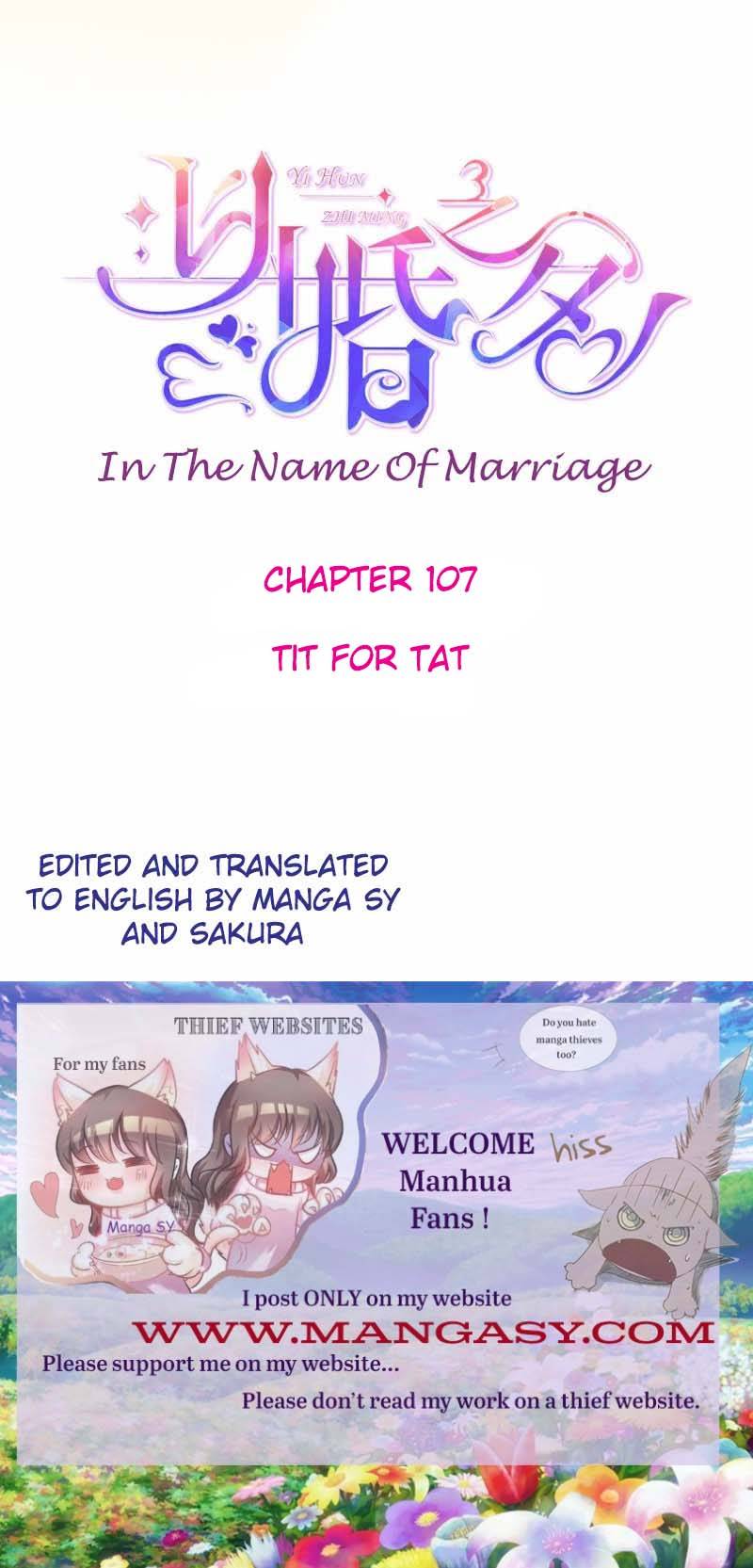 In The Name Of Marriage Chapter 107 #1