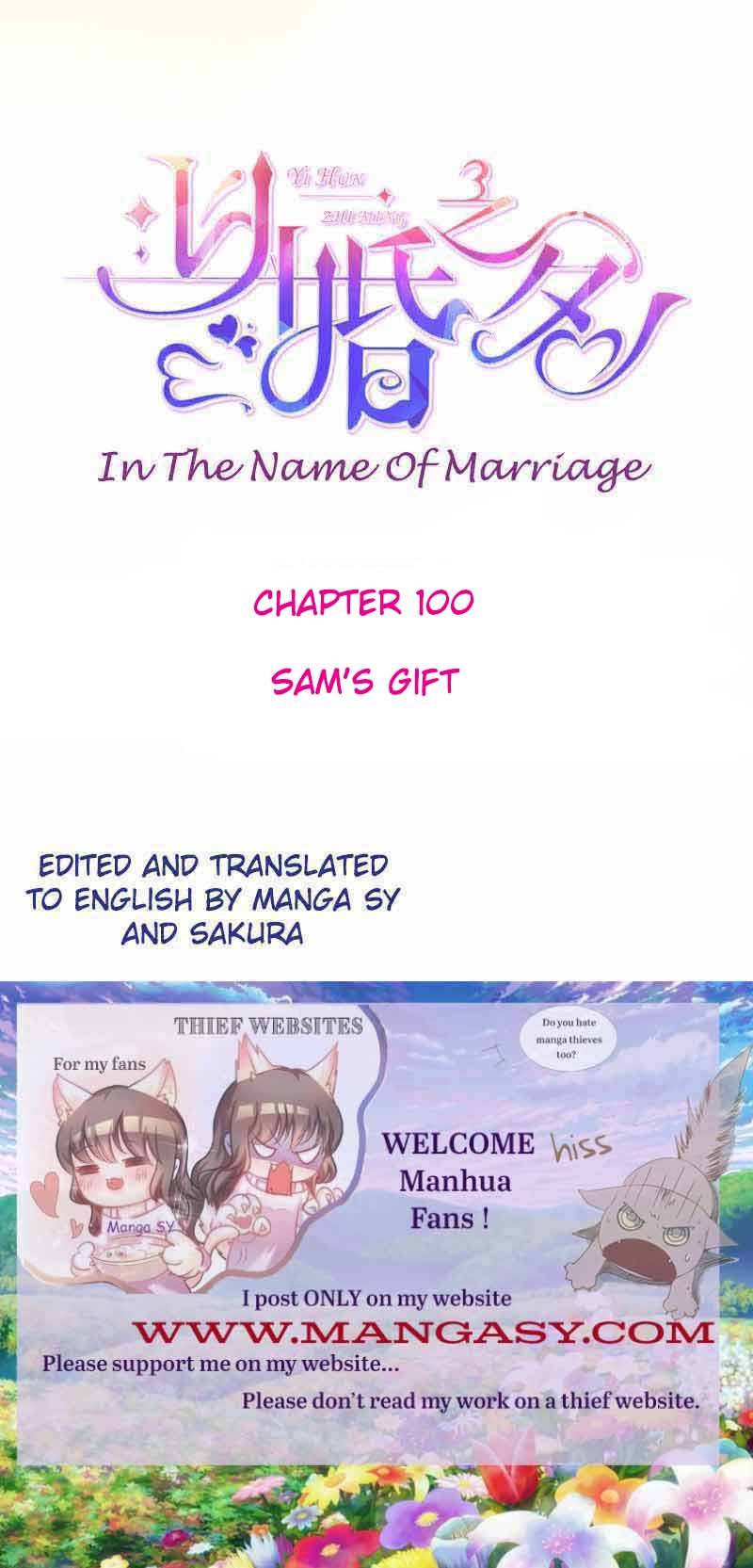 In The Name Of Marriage Chapter 100 #1