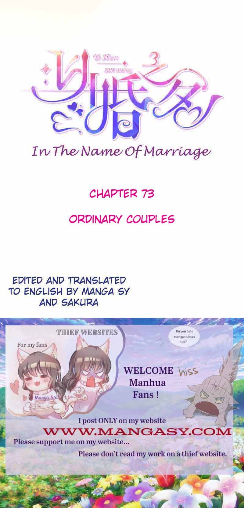 In The Name Of Marriage Chapter 73 #1