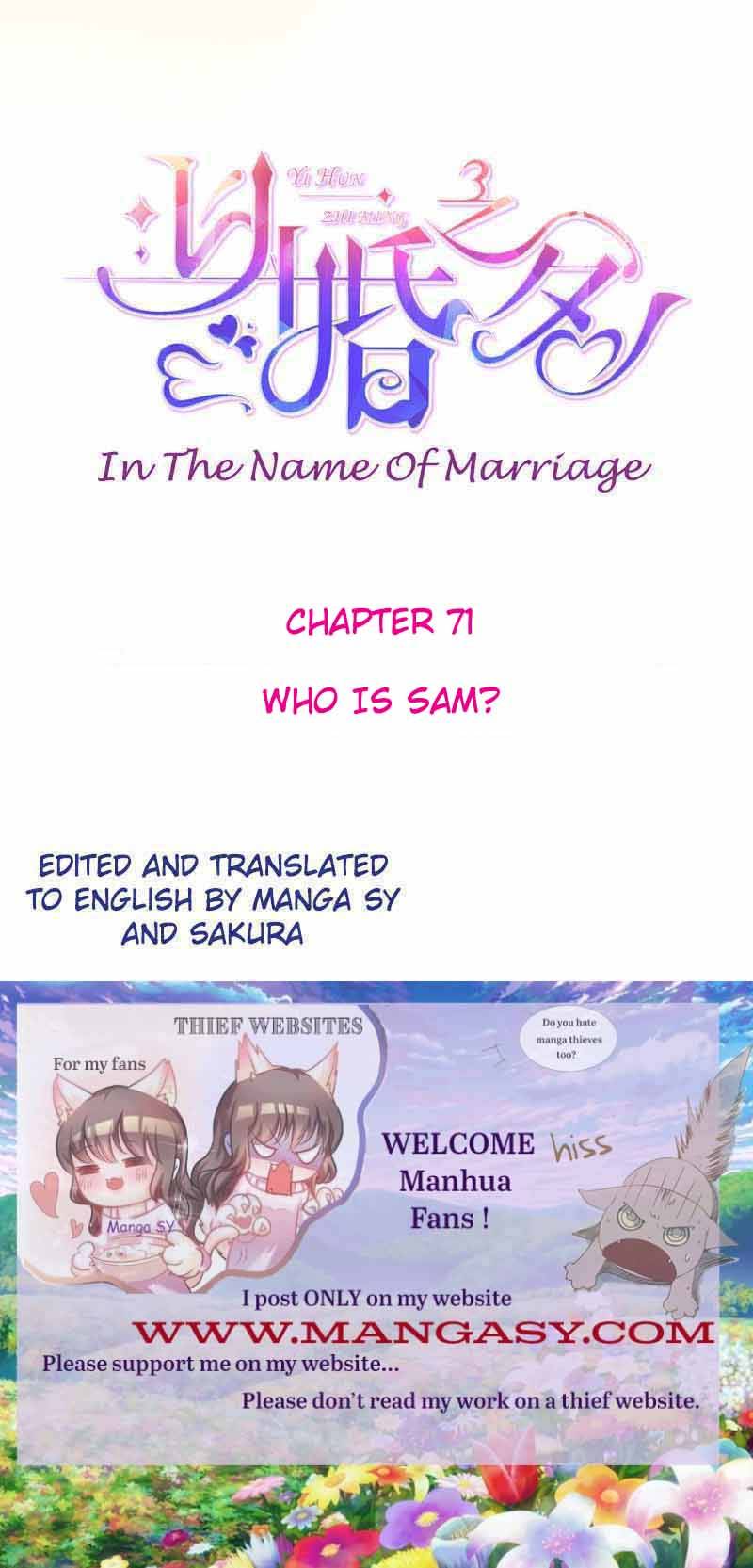 In The Name Of Marriage Chapter 71 #1