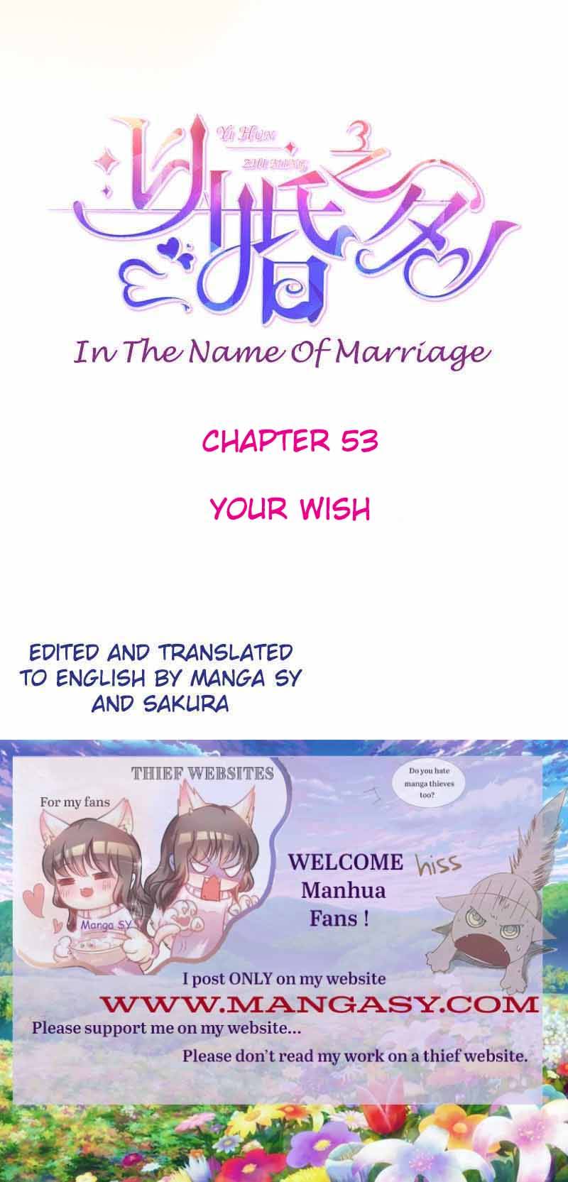 In The Name Of Marriage Chapter 53 #1