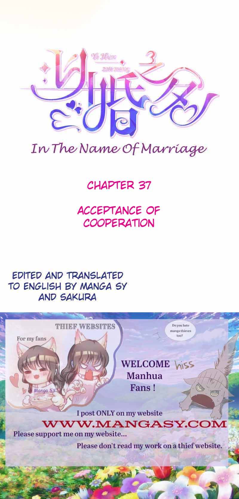 In The Name Of Marriage Chapter 37 #1