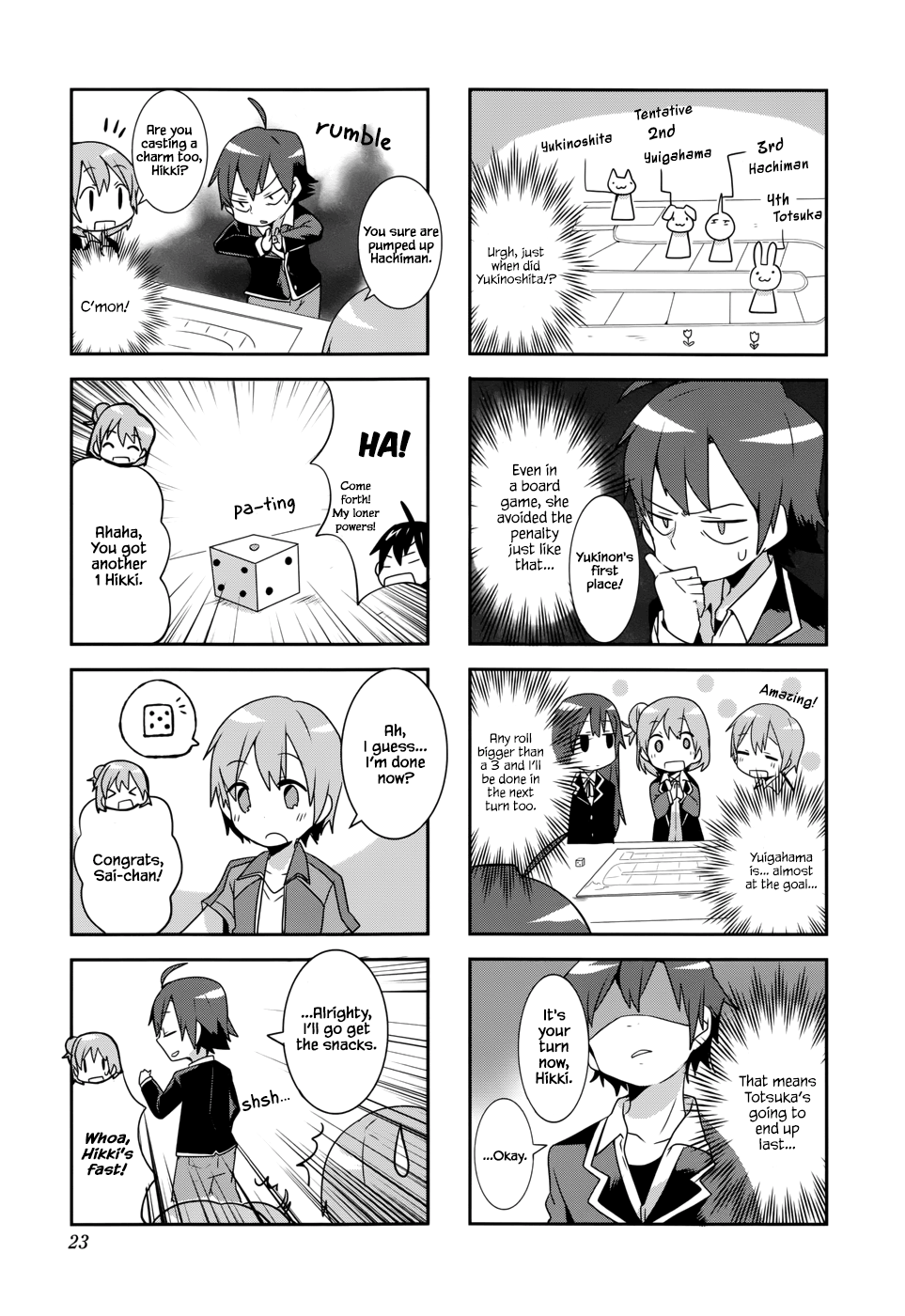 Yahari 4-Koma Demo Ore No Seishun Love Come Wa Machigatteiru. Chapter 2 #7