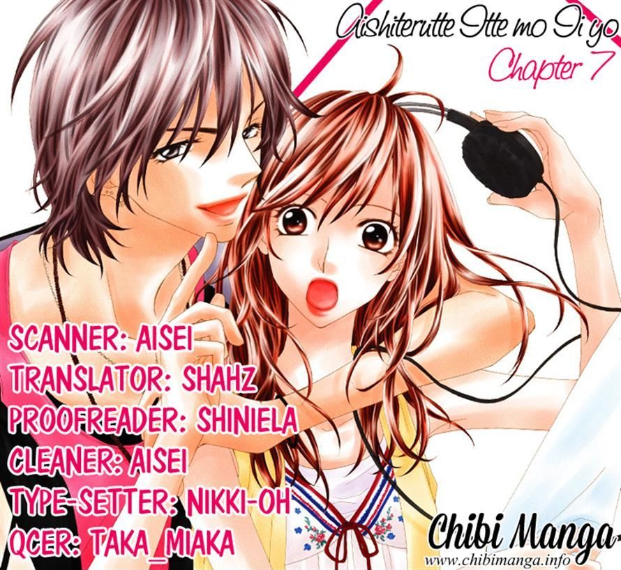 Aishiteru Tte Itte Mo Ii Yo Chapter 7 #36