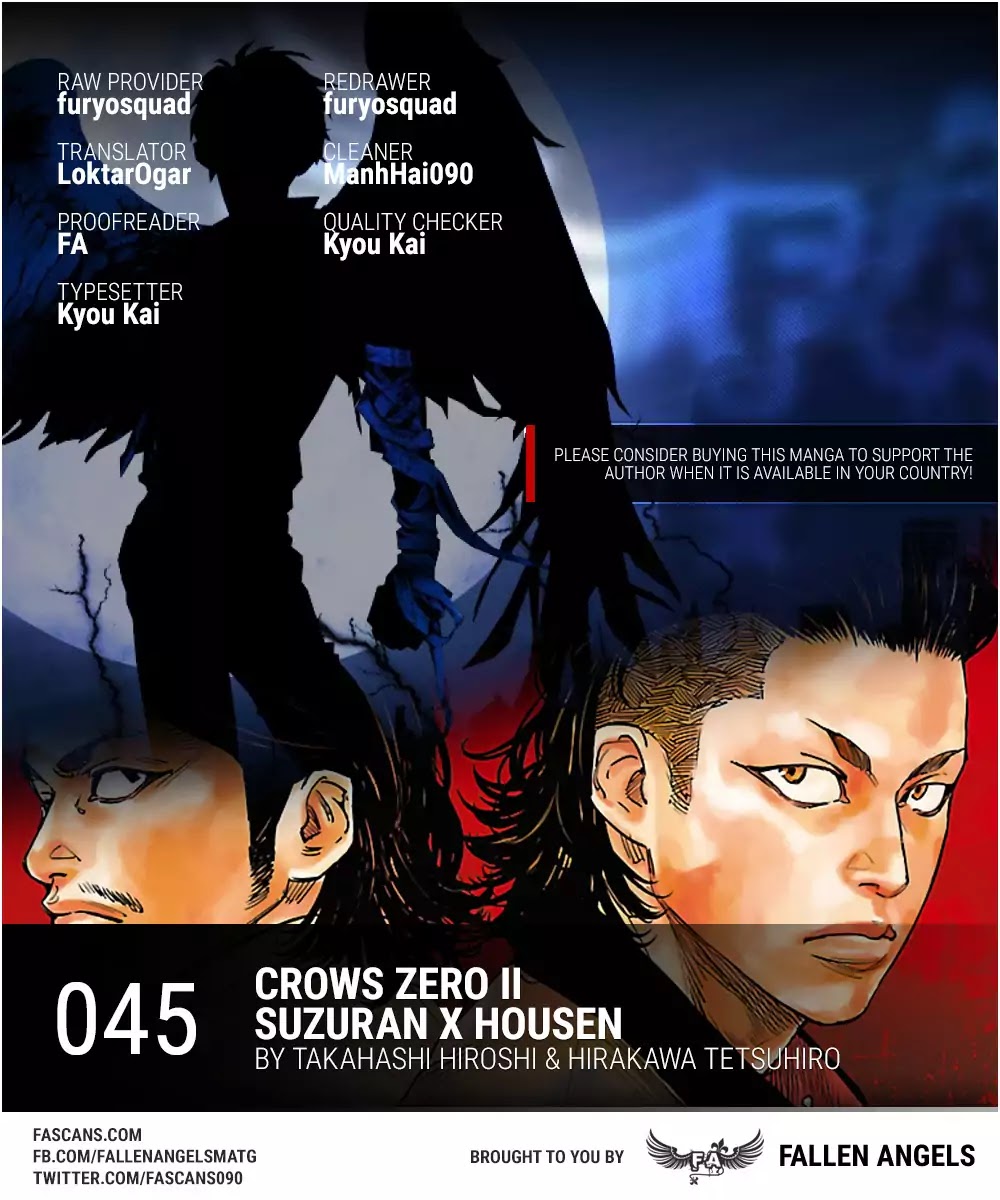 Crows Zero Ii: Suzuran X Houen Chapter 45 #1